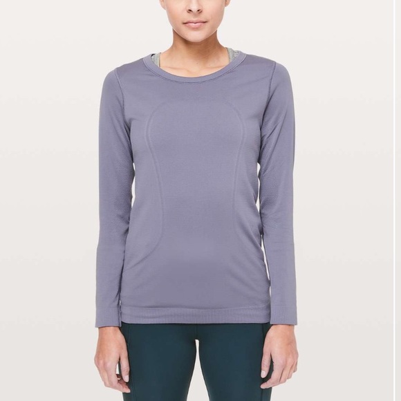 lululemon athletica Tops - Lululemon Swiftly Tech Long Sleeve Purple